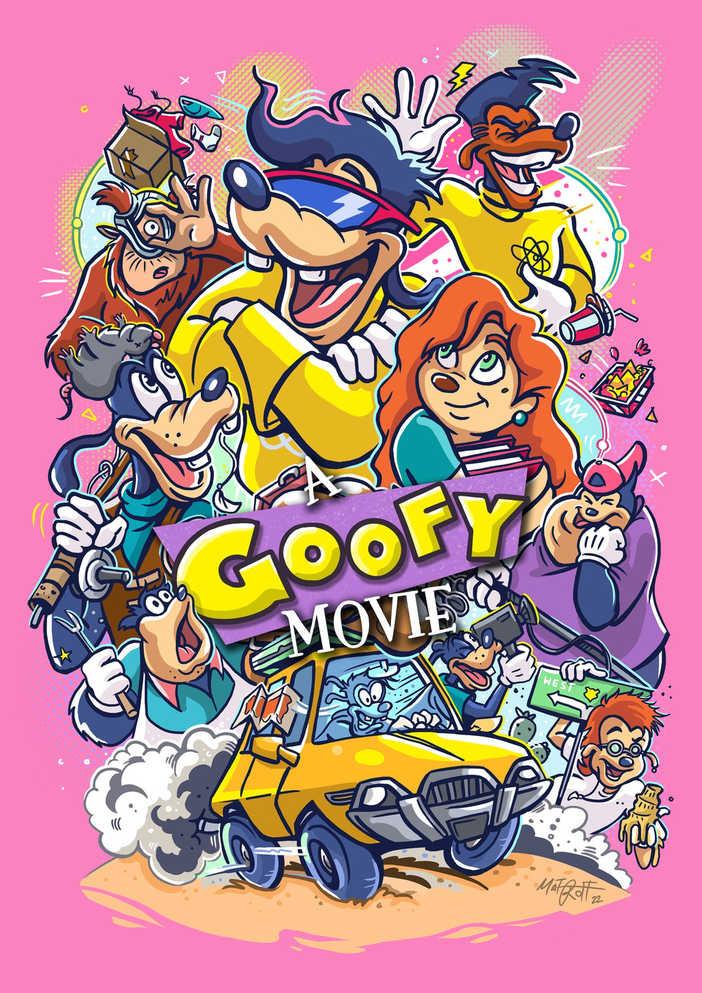 Image of A Goofy Movie A2 Poster Print