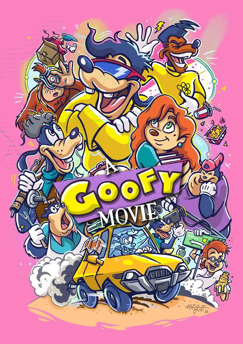 Mat Roff β A Goofy Movie A2 Poster Print