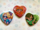 Image 1 of Power puff girls/punk girls buttons