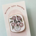 Flower Friends Hard Enamel Lapel Pin