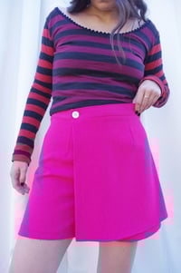 Image 2 of -30% Jupe-short Achille rose fuchsia