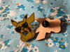 Pocket Monster Sunglasses Electric Mouse Wood Pin