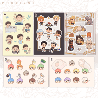 Image 2 of haikyuu • sticker sheets