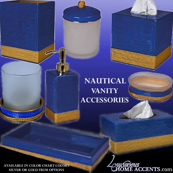 Image of Nautical Bath and Vanity Accessories