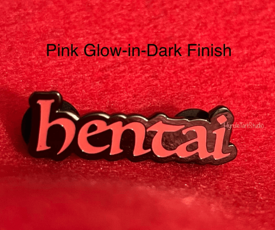 Hentai Hard Enamel Pin Glow in The Dark
