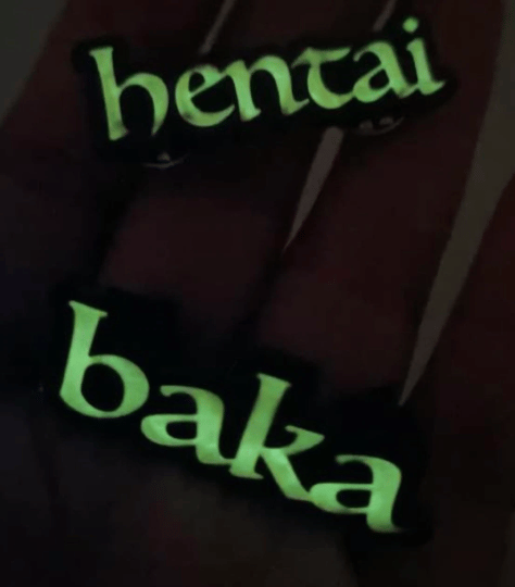 Hentai Hard Enamel Pin Glow in The Dark