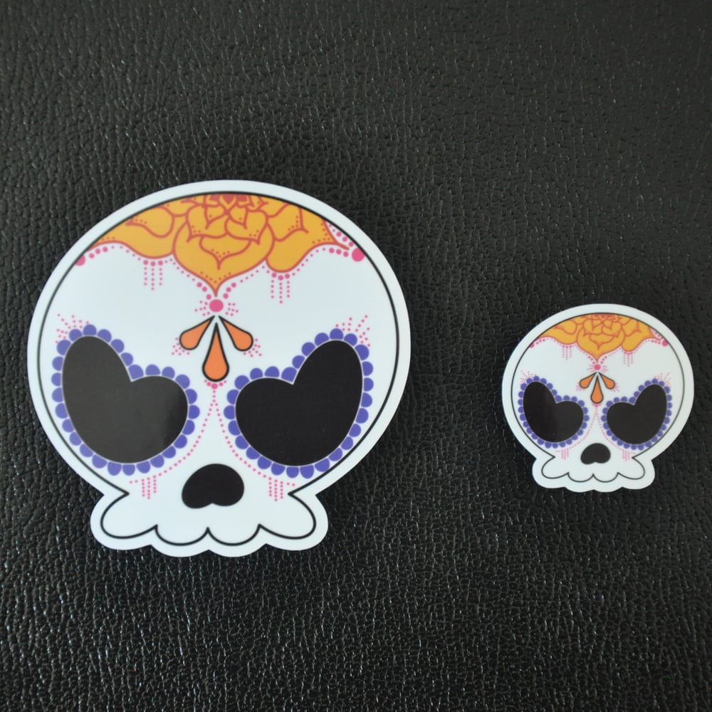 Image of Sugar Skull (Purple) - Sticker