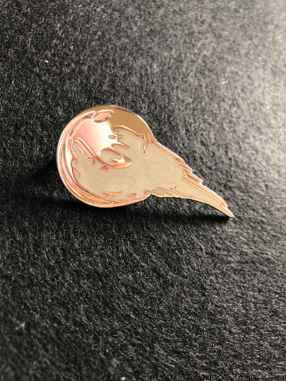 FF Comet Logo Hard Enamel Pin
