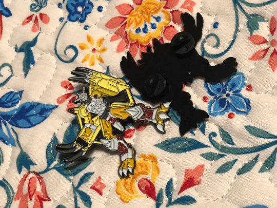 Digital Monster Wargreymon Soft Enamel Pin