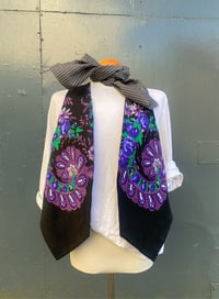 Image 7 of Chaleco FOLIADANEGROMORADO. Varias tallas. Feito por encarga.