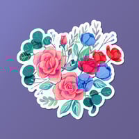 Image 1 of Flower House Sticker