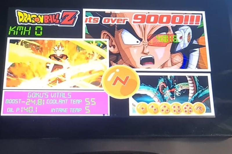 DBZ Powertune Digital Dash Layout gasketfuka