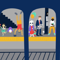 Image 3 of Subway Standers