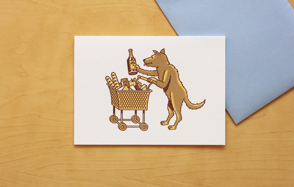Image of SHOPPING DOG Card