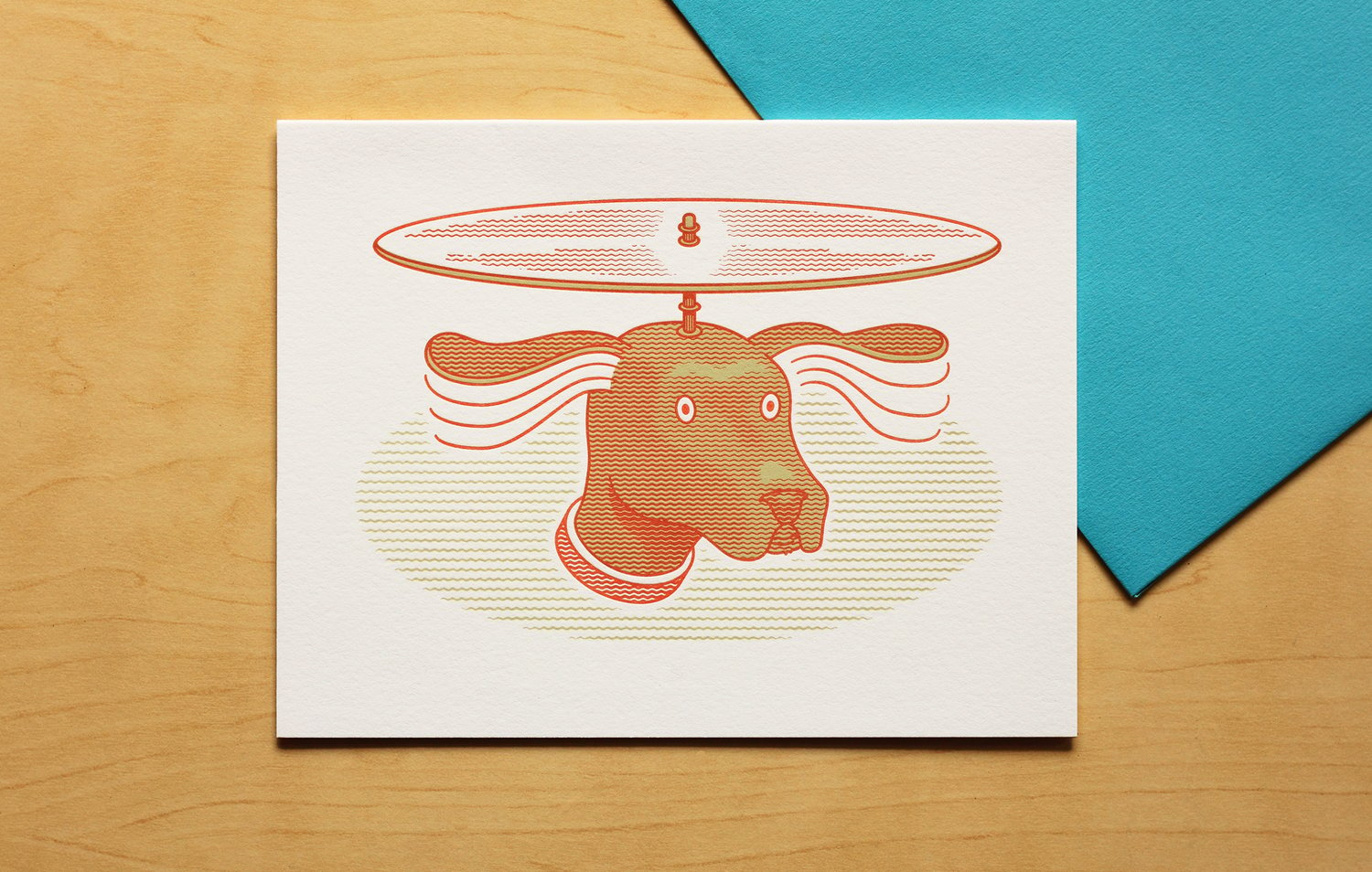 Image of HELI-DOG Card