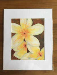 Image 5 of Print of "Yellow Plumeria"
