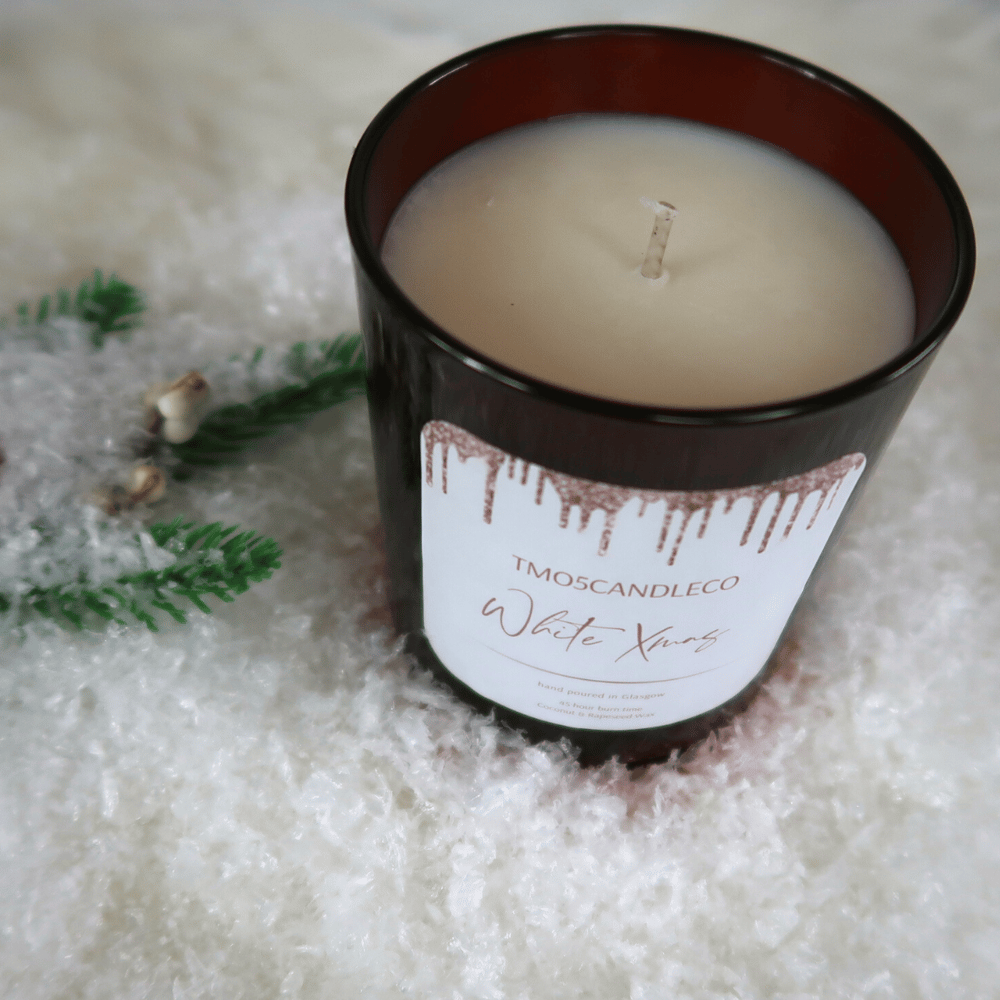 Image of Christmas Candle - White Xmas