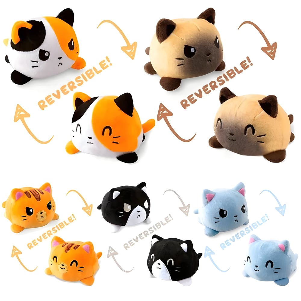 Image of Reversible Double Sided Cute  Cat