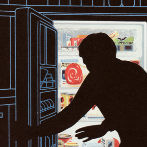 Image of 'Someone's in My Kitchen' Limited Edition Art print 