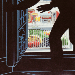 Image of 'Someone's in My Kitchen' Limited Edition Art print 