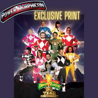 30th Anniversary Limited Edition Power Morphicon Autograph Print 