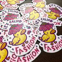 Image 2 of Fashion Duckie Sticker