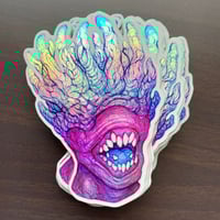 Image 5 of Neon Demons 3-pack holographic stickers 