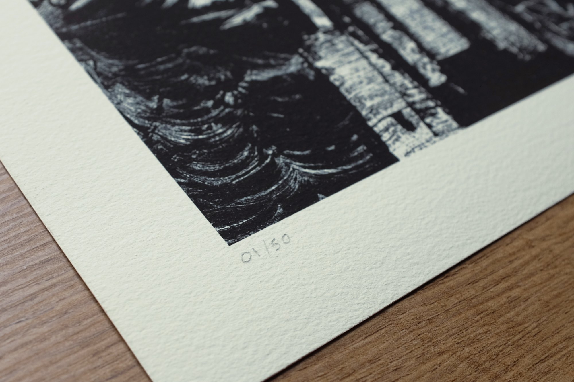 Image of WHERE THE VOID ROSE ART PRINT