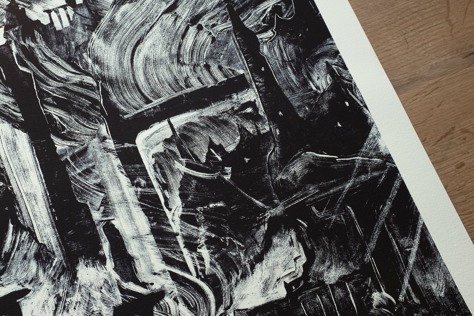 Image of WHERE THE VOID ROSE ART PRINT