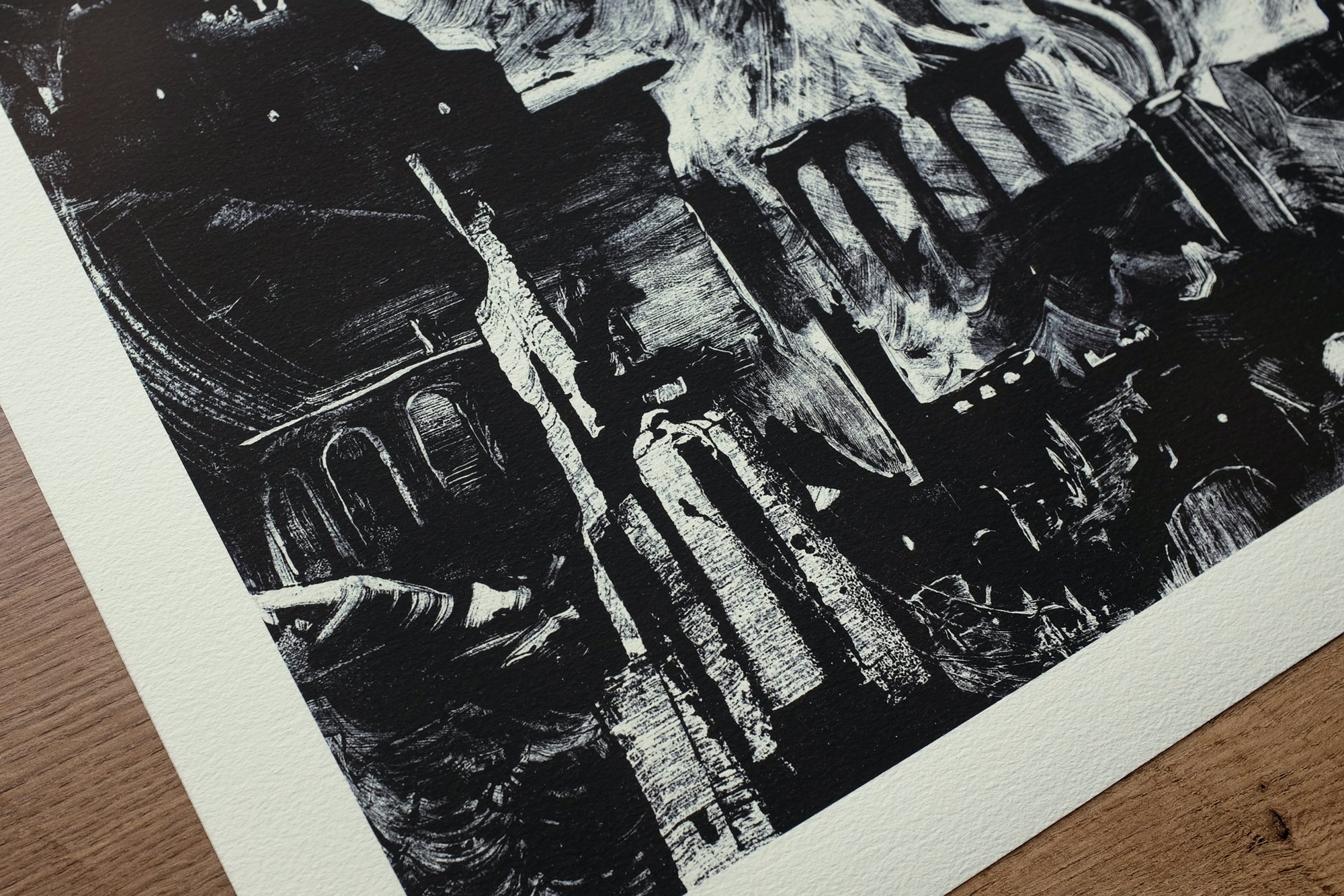 Image of WHERE THE VOID ROSE ART PRINT