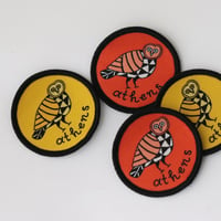 Athens Owl Sew on Patch