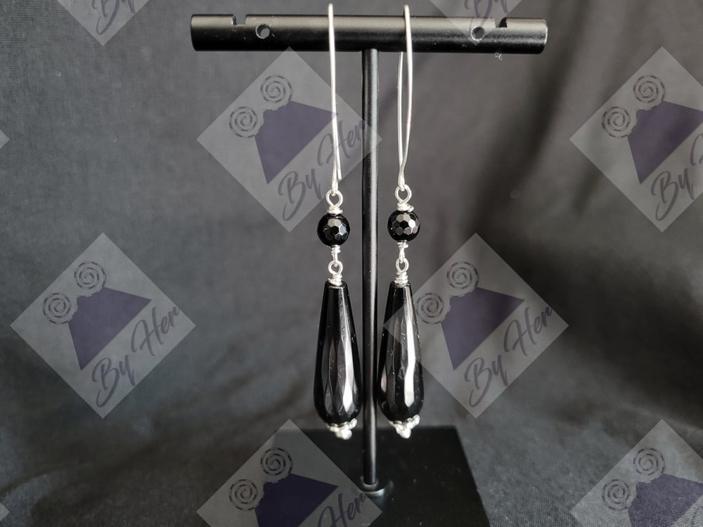 Onyx Drop Earrings 