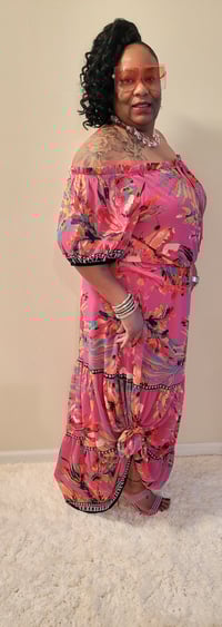 Image 1 of Vonda C full of love maxi dress
