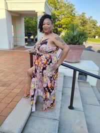 Image 3 of Naughty Girl t-strap maxi dress