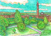 Birmingham University and Clock tower