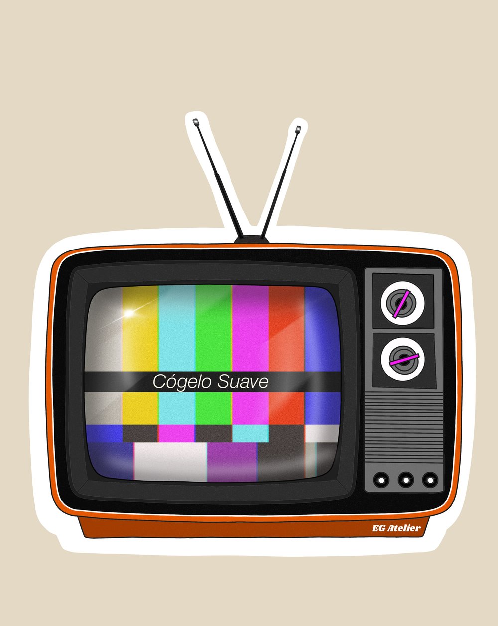 Image of Cógelo Slow TV sticker