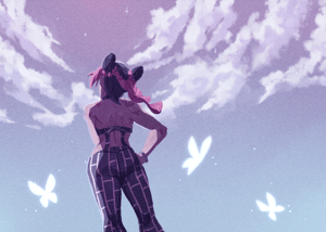 Image of Jolyne Cloud Print