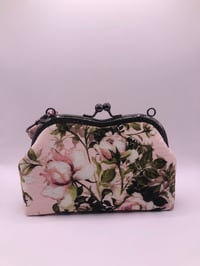 Image 2 of Pink Rose Wristlet Clutch