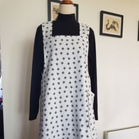 Cross French style apron