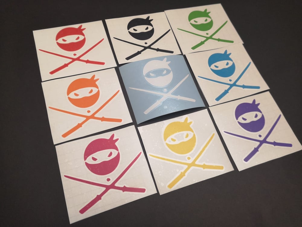 Image of Kawasaki Ninja Decals    4" x 3" 