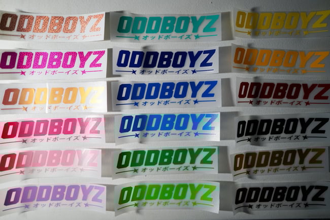 8" x 2" OddBoyz Decal 