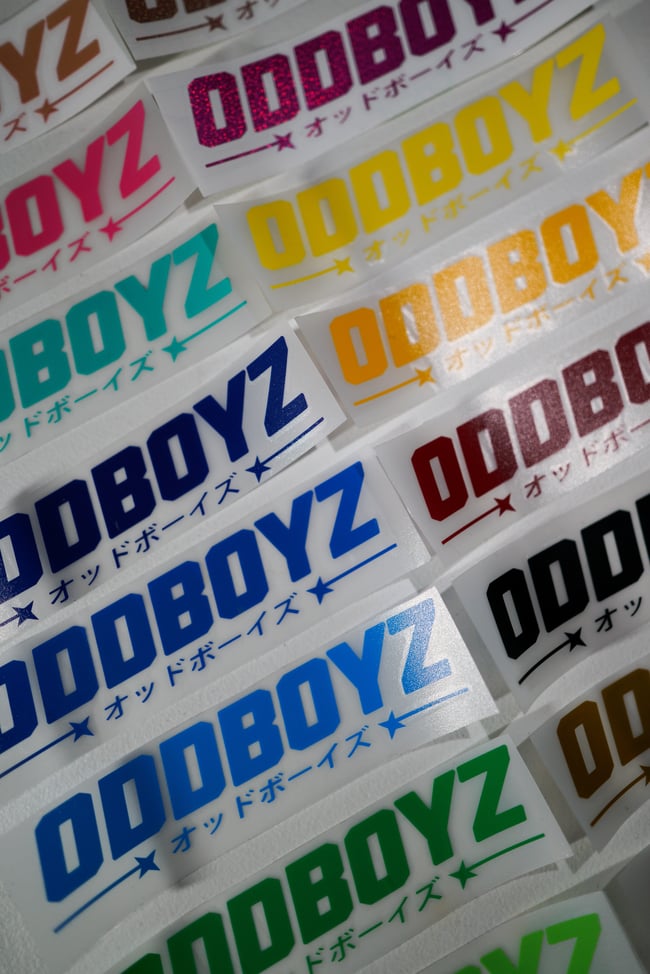 8" x 2" OddBoyz Decal 