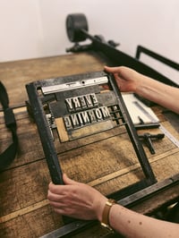 Image 4 of Every Morning Letterpress Print