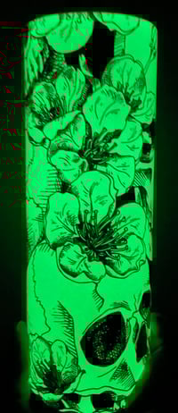 Image 5 of Glow in the dark skull tumbler