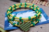 Mellow Yellow Memory Wire Bracelet