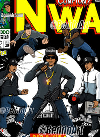 NWA Compton #1 comic book cover (PRINT or POSTER)