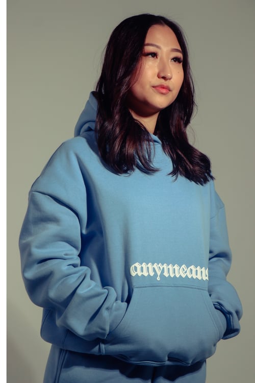 Image of The Godspeed Hoodie in Baby Blue