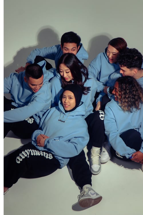 Image of The Godspeed Hoodie in Baby Blue