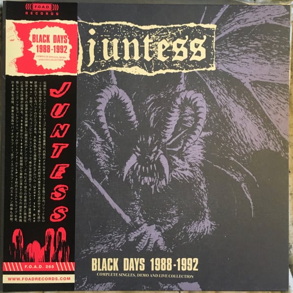Image of JUNTESS "Black days: 1988-1992" DLP+DCD