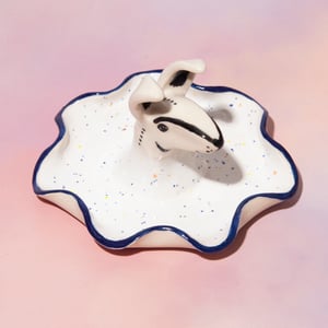 Image of Sighthound Trinket Dish in White Confetti